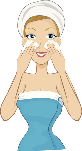 洗的脸图片下载