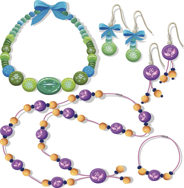 项链和耳环图片下载