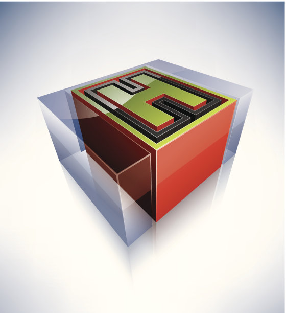 3D字母:大写字母H图片下载