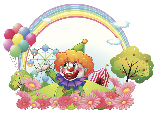 游乐园里的小丑图片下载
