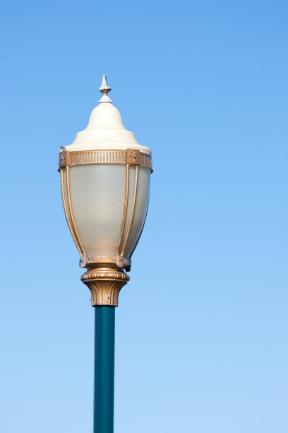 旧金山渔人码头美丽的路灯图片下载