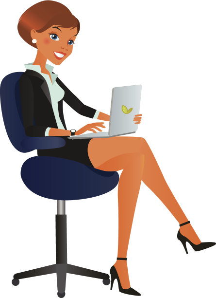 商人与笔记本电脑图片下载