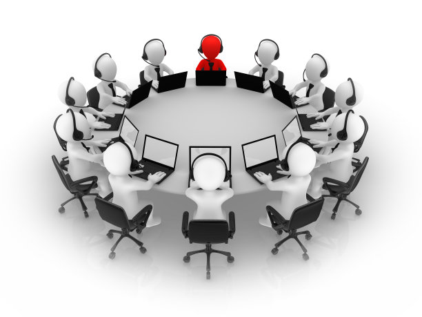 3d商业人士和红色领袖。图片下载