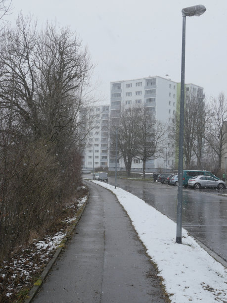 冬季人行道图片下载