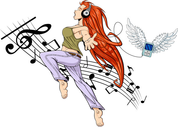 跳舞的女孩图片下载