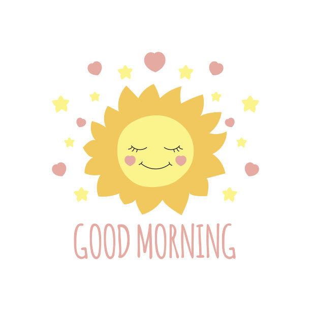 可爱的太阳打印向量图片下载