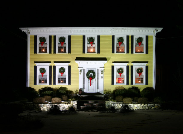 圣诞节的房子图片下载