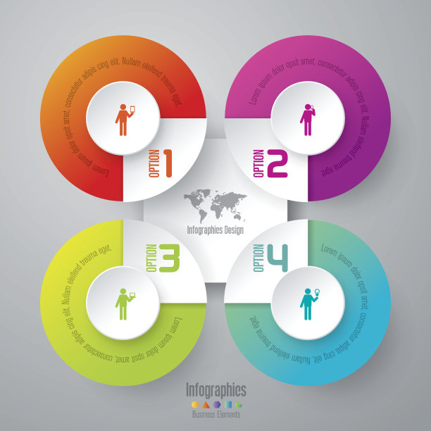 信息图设计模板和营销图标。图片下载