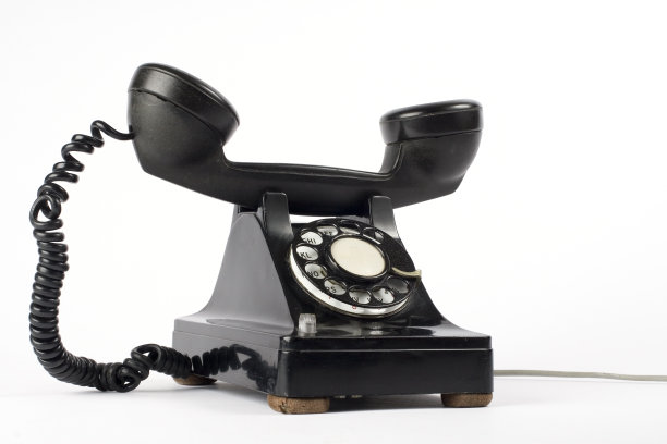 旧电话倒听筒素材图片