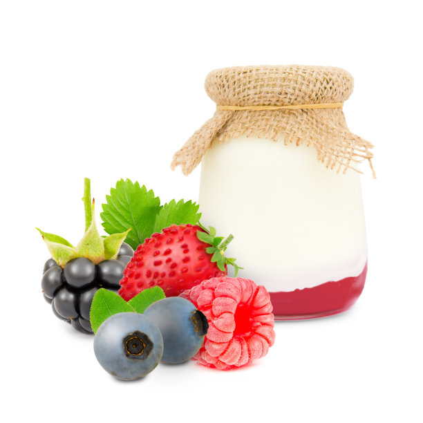 森林水果酸奶图片下载