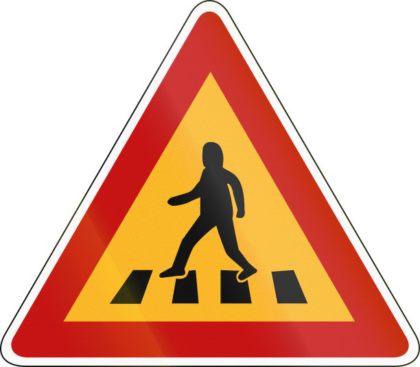 韩国路标——人行横道图片下载