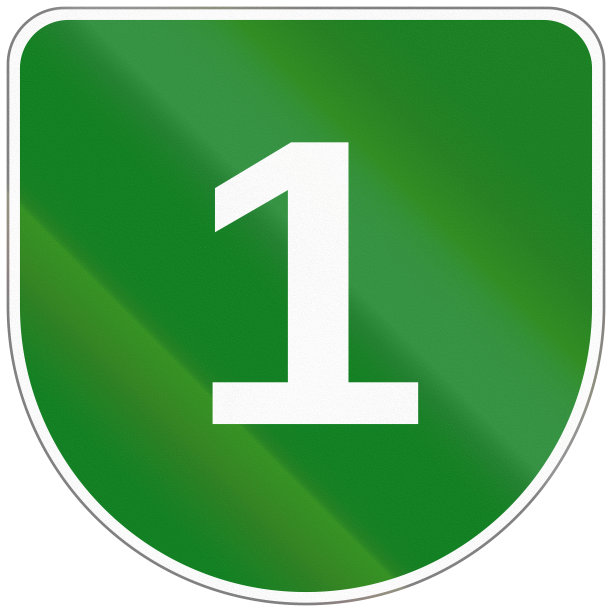 日本某城市高速公路的路盾图片下载