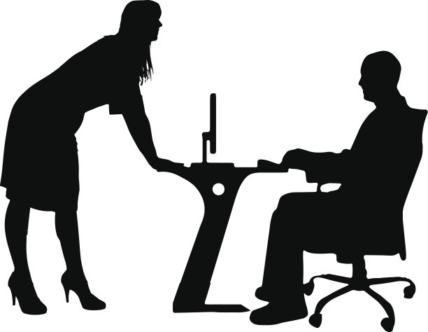 矢量剪影的人。图片下载