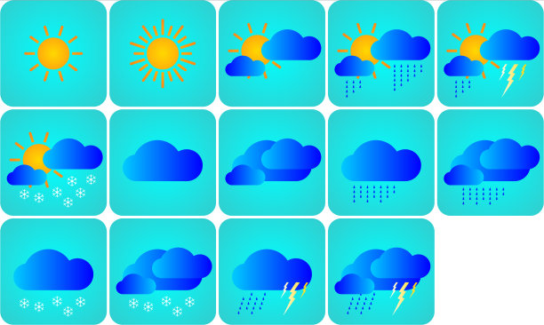 天气图标图片下载