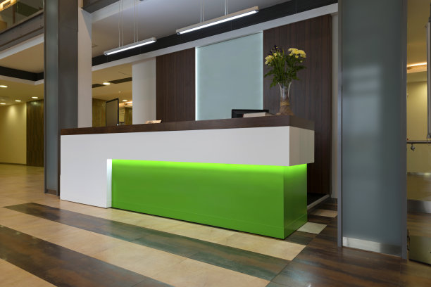 办公大楼的前台图片下载