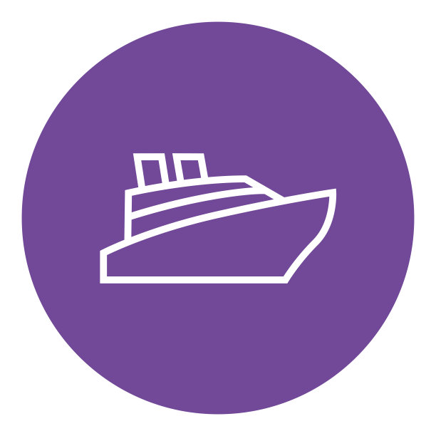 邮轮线路图标图片下载