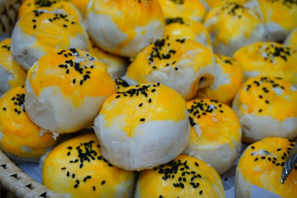 中国古代甜点称为“Pia”，中国糕点或月饼图片下载