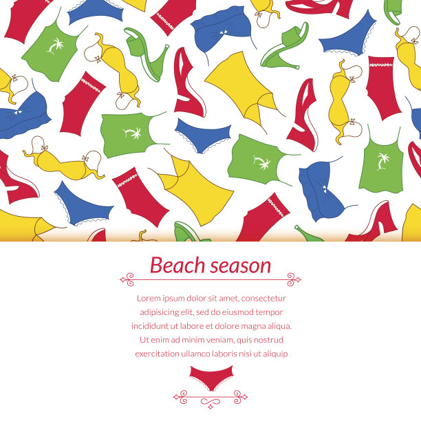 矢量插图衣服女人图片下载