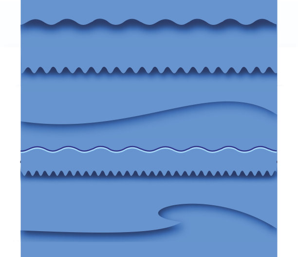 蓝色分隔设置阴影图片下载