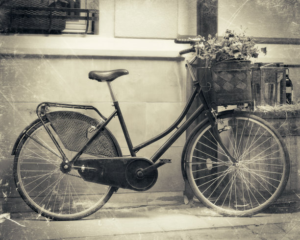 古董自行车图片下载