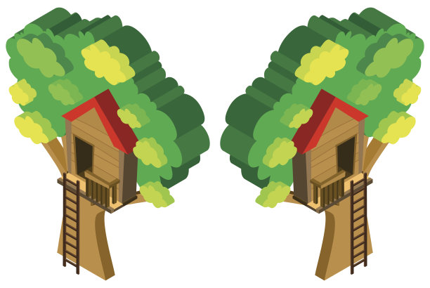 树屋的三维设计图片下载