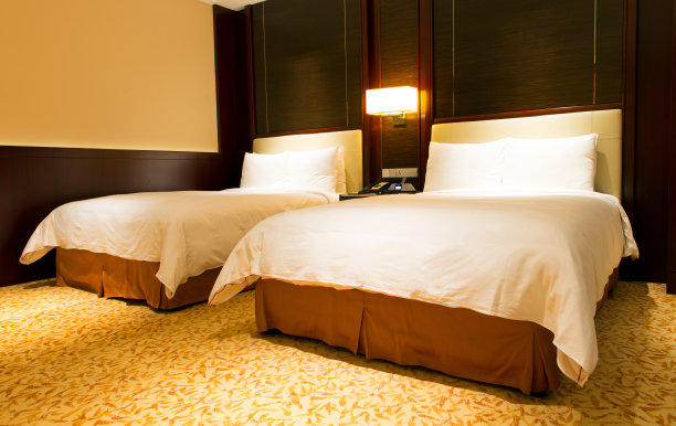 豪华酒店的卧室图片下载