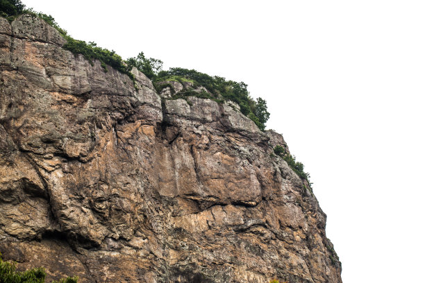 有白色背景的石山素材图片