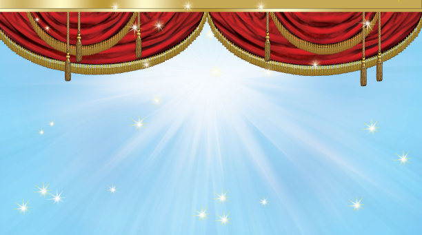 剧院窗帘图片下载