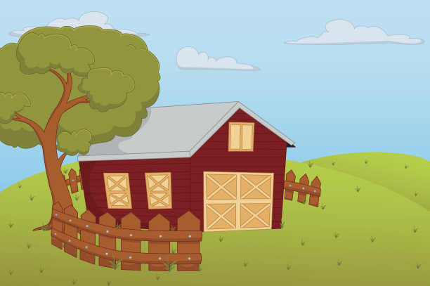 农场的房子图片下载