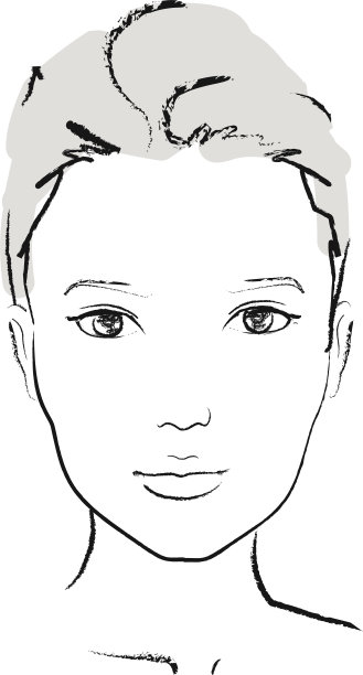 年轻美女插画图片下载