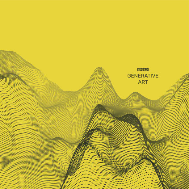 景观背景。地形。网络空间网格。三维矢量插图。图片下载