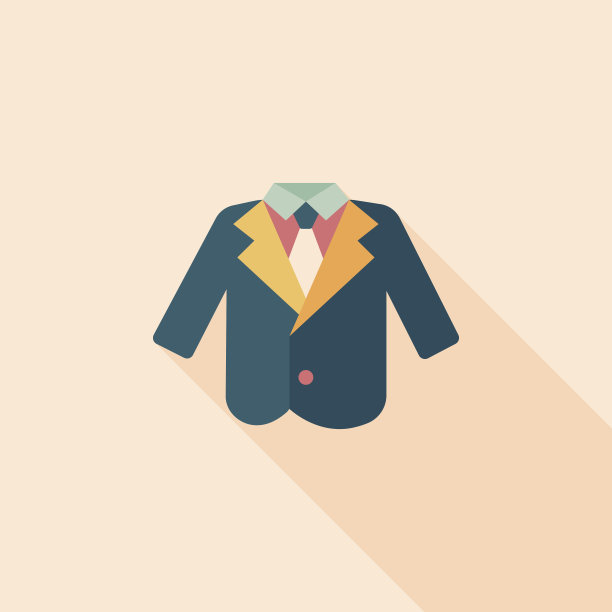 婚礼新郎西装与长影图标，eps10图片下载