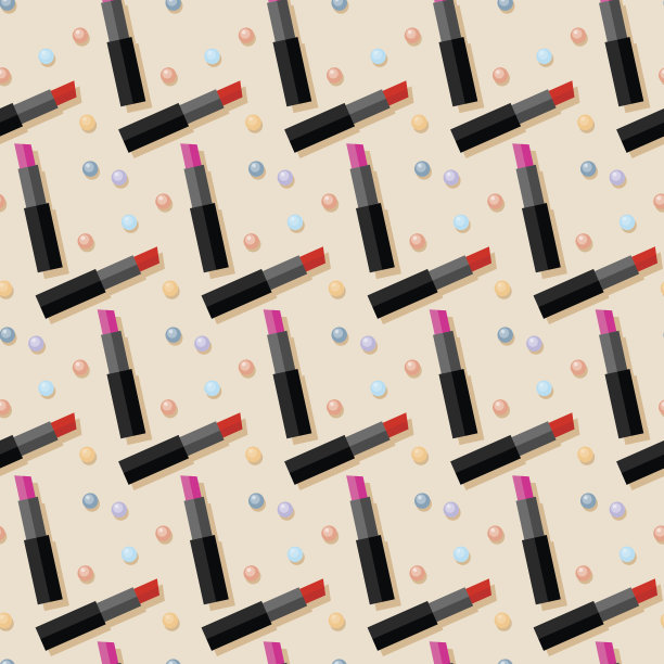 口红。化妆品无缝。图片下载