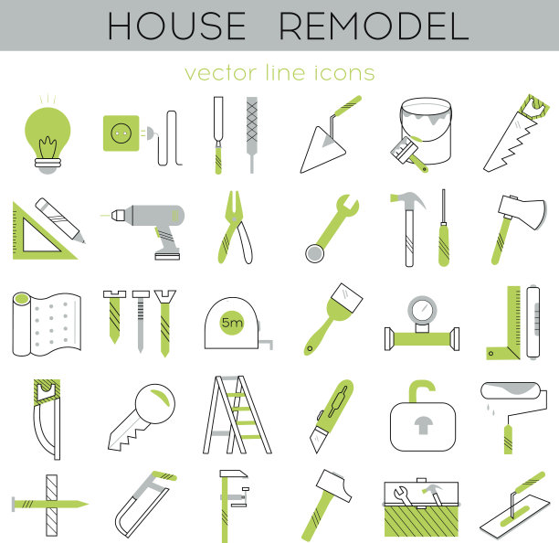 直线工具图标图片下载