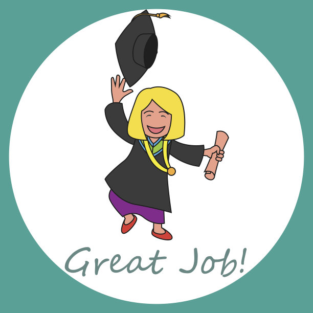 毕业活动/毕业快乐概念，矢量插图图片下载