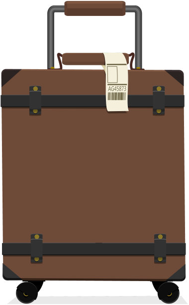 孤立的行李图片下载