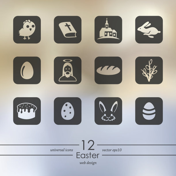 复活节标志套装图片下载