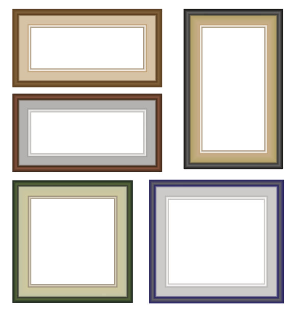 多色的框架图片下载