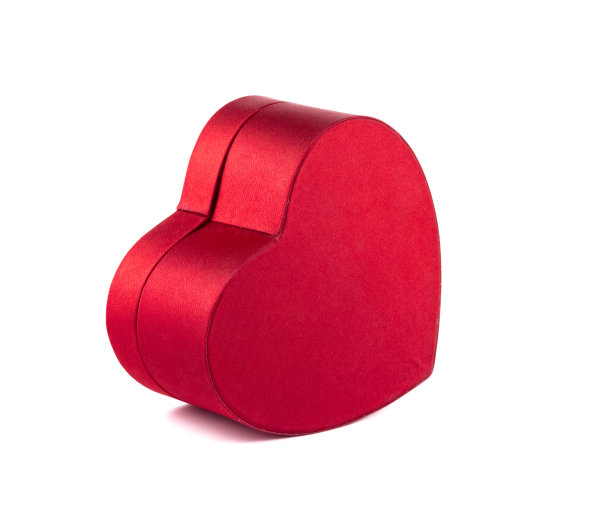 白底红心盒图片下载