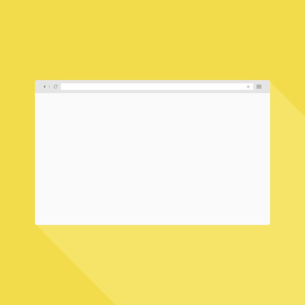 矢量互联网浏览器窗口。模板为您的设计。平面矢量插图EPS 10图片下载