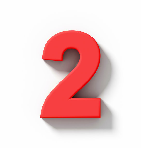 3D红色孤立在白色上，阴影正交投影图片下载