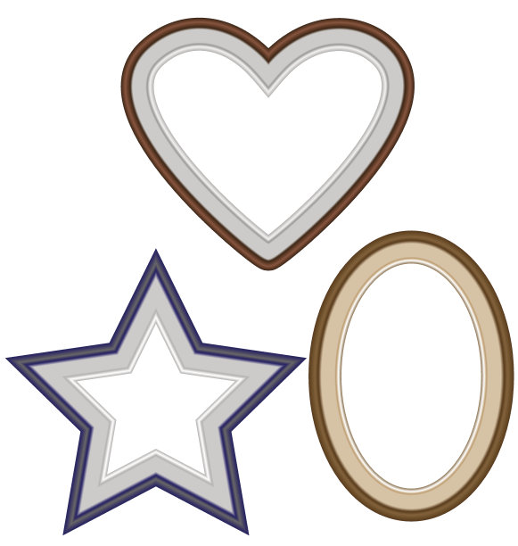 三种典型的框架图片下载