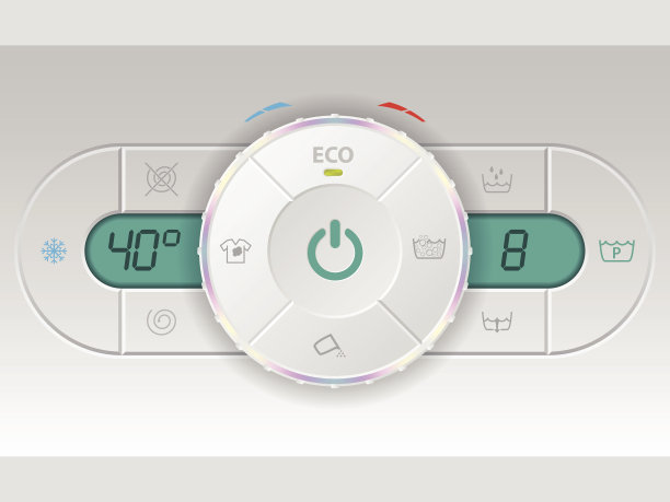 数字洗衣机控制甲板图片下载