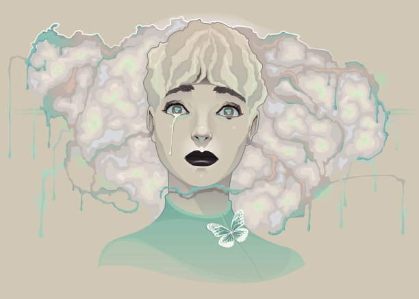 女士肖像素材图片