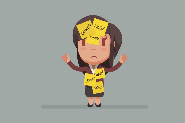 商务人士&便利贴图片下载