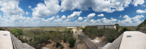 墨西哥Uxmal全景图图片下载