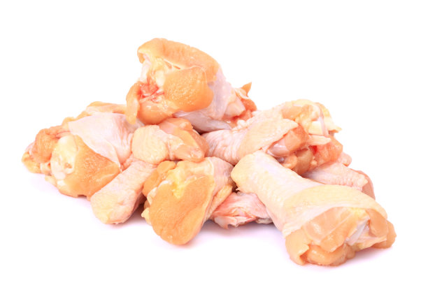 白底皮的生鸡腿图片下载