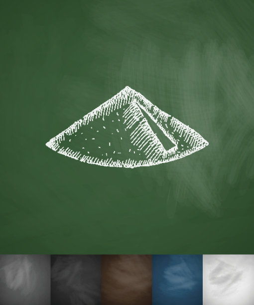 中国的帽子图标。手绘矢量图图片下载