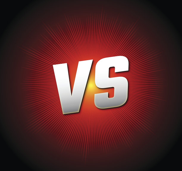 VS字母插画比赛图标图片下载