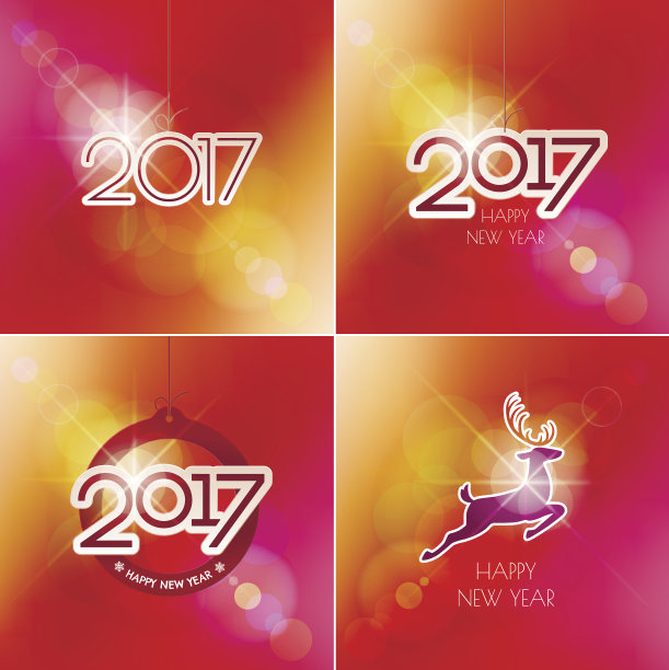 新年快乐设计元素。圣诞装饰和c图片下载